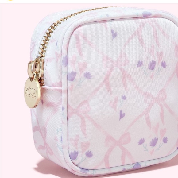 🌟NWT🌟STONEY CLOVER LANE🌟SOLD OUT🌟RARE🌟Small Pouch in HIGH TEA SUGAR CUBE - Picture 1 of 7